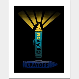 CrayON CrayOFF. Posters and Art